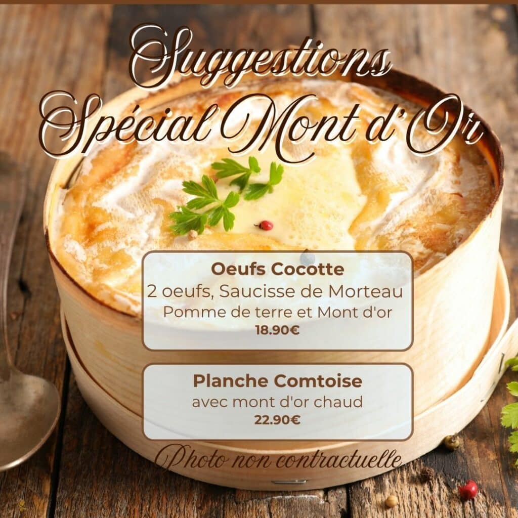suggestion special Mont-d'Or