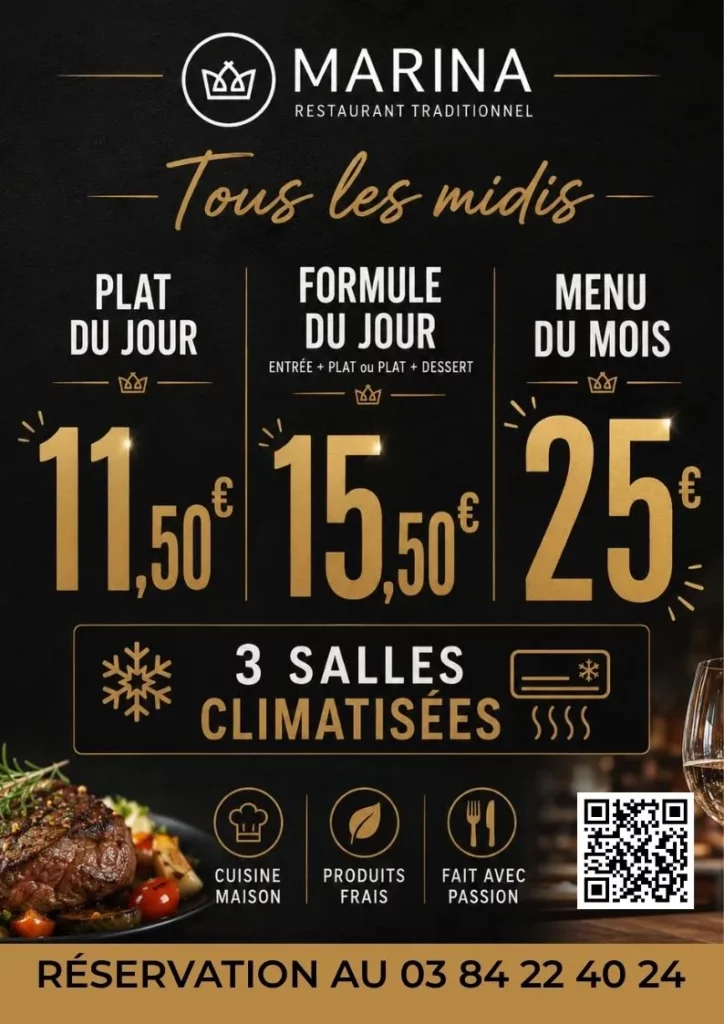affiche exterieure marina plat jour